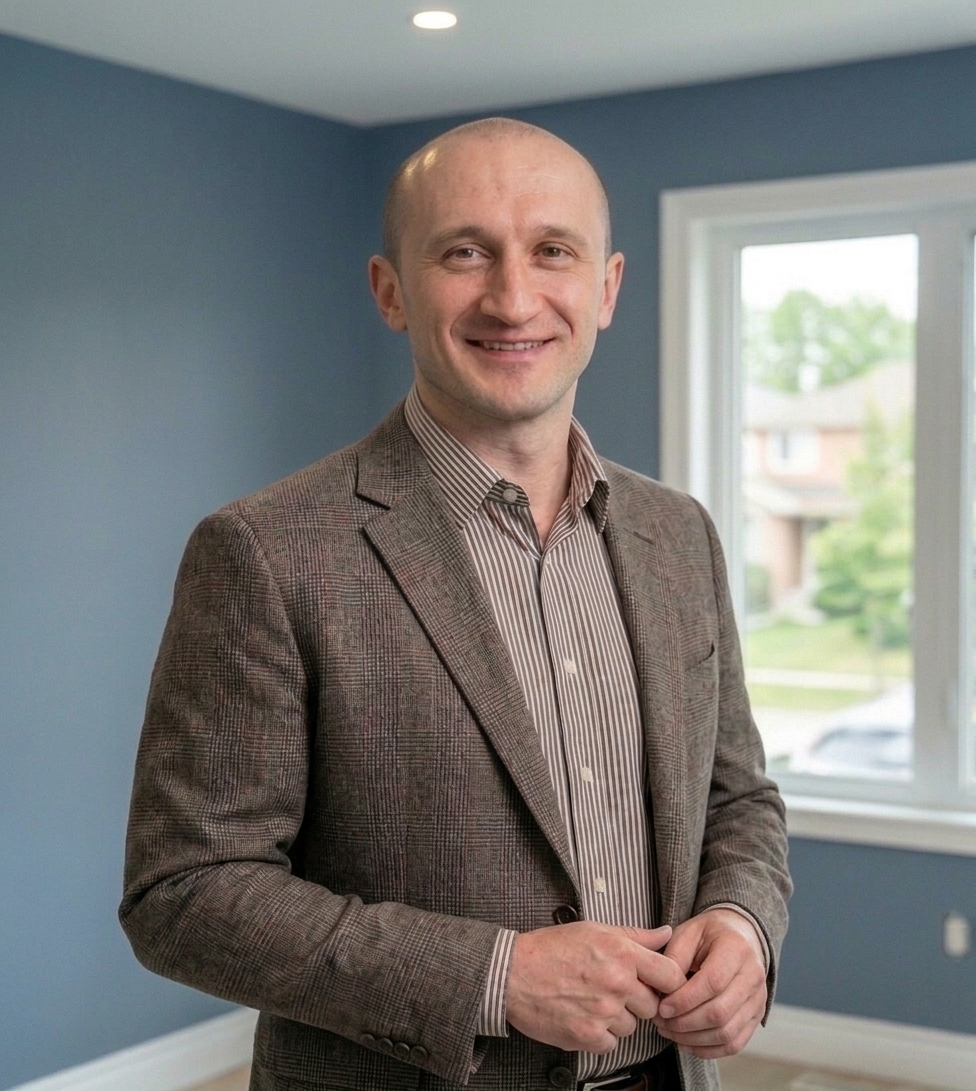 Volodymyr, owner of VO Build Corp, on a recent job site